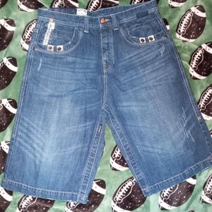 Men's Parish Nation Blue Denim Shorts